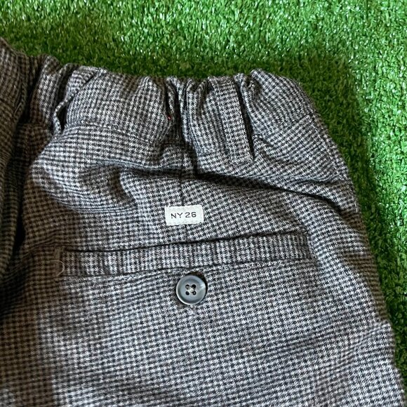 Zara Kids Adjustable Waist Pockets Brown Pleated Chino Cutoffs Shorts Size 10 - Picture 10 of 14